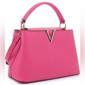 Women’s pink shoulder bag crossbody top handle bag handbags for women